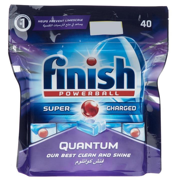 قرص ظرفشویی فینیش مدل Quantum بسته 40 عددی Finish Quantum Dishwasher Tablets Pack Of 40